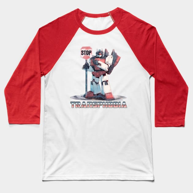 Stop Transphobia Baseball T-Shirt by BankaiChu